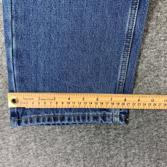 Levis 505 Jeans Men 34x33 Regular Straight Leg Blue Denim NEW - Picture 10 of 13
